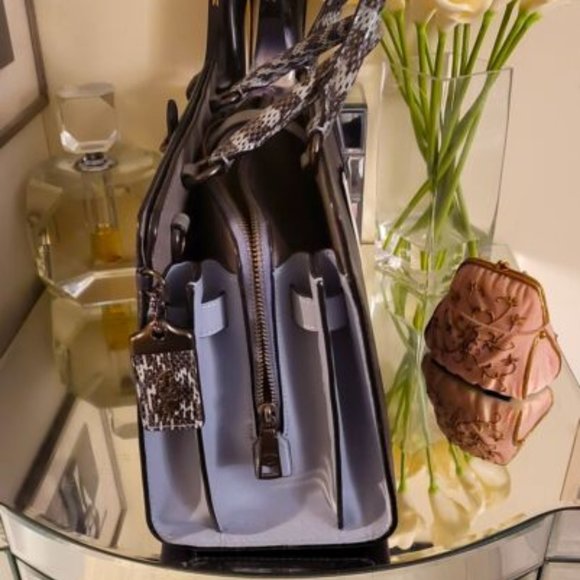 Coach 1941 Serra Satchel with Snakeskin Details - Picture 3 of 8